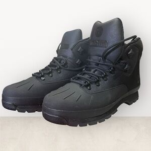 Timberland Men's Black Boots Euro Hiker Shell toe